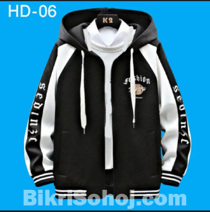 পুরুষদের জন্য প্রিমিয়াম মানের লম্বা হাতা হুডি